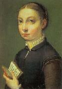 ANGUISSOLA  Sofonisba Self-Portrait  ghjlytyty oil